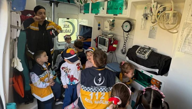 Körpeşler Anaokulu’nda Miniklere Sağlık Eğitimi ve 112 Bilinci Aşılandı