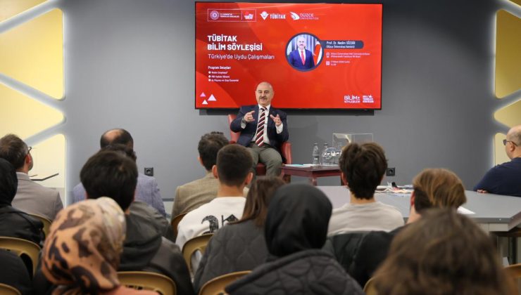 Rektör Sözbir Milli Teknoloji Atölyesi’nde Uydu Çalışmalarını Anlattı